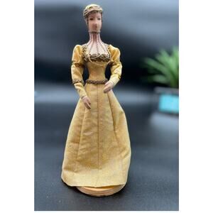 Vintage Spoldzielnia Barbara Radziwiłłówna doll. RARE 10" tal. Handmade.